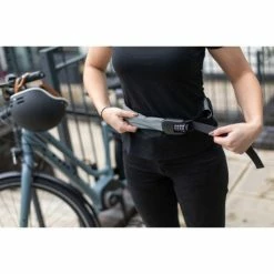 Antivol à Chaîne Hiplok Spin 6x750mm Argent Réfléchissant -VTT Petitprix antivol a chaine hiplok spin 6x750mm argent reflechissant 2