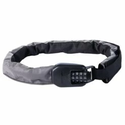 Antivol à Chaîne Hiplok Spin 6x750mm Argent Réfléchissant