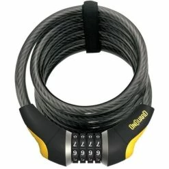One Guard Lock Antivol à Spirale Onguard Doberman Combo 185cmx12mm