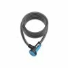 One Guard Lock Antivol à Spirale Onguard Neon 180cmx12mm Noir/Bleu