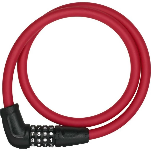 Antivol Abus Numerino 5412C/85 Rouge - 85 Cm 3 Antivol Abus Numerino 5412C/85 Rouge - 85 Cm