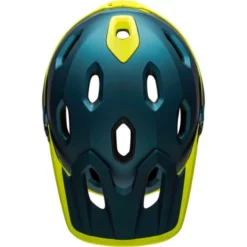 Casque Bell Super DH MIPS Bleu/Jaune Fluo -VTT Petitprix casque bell super dh mips bleu jaune fluo 4
