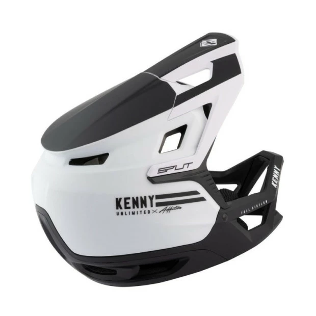 Casque Enduro Kenny Split Blanc/Noir 4 Casque Enduro Kenny Split Blanc/Noir – Image 2