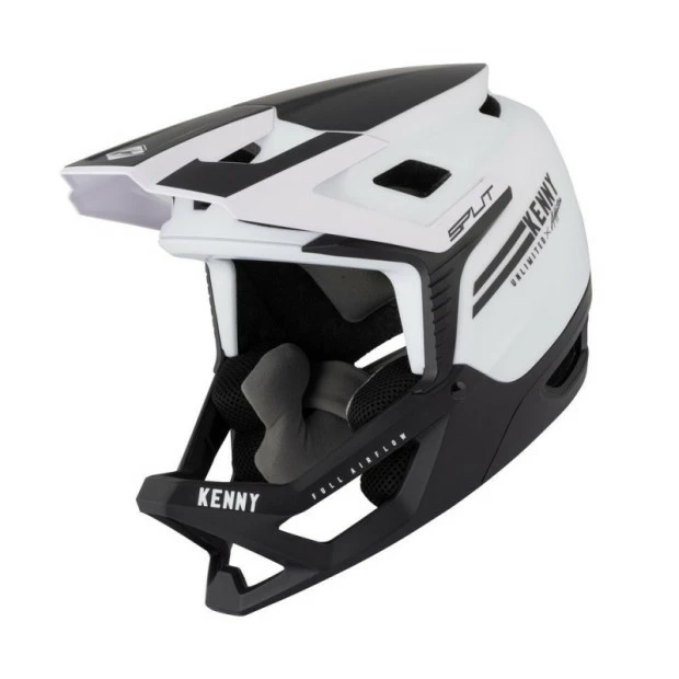 Casque Enduro Kenny Split Blanc/Noir 3 Casque Enduro Kenny Split Blanc/Noir