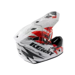 Casque Intégral Kenny Decade Graphic Trash Blanc/Rouge -VTT Petitprix casque integral kenny decade graphic trash blanc rouge 1