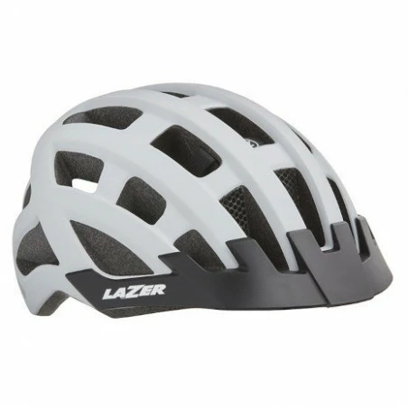 Shimano Casque Lazer Compact DLX Blanc Mat 4 Shimano Casque Lazer Compact DLX Blanc Mat – Image 2