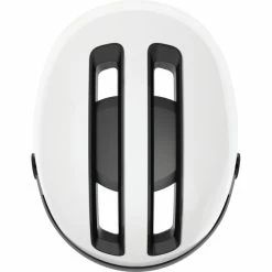 Casque Ville Abus Hud-Y ACE Blanc Brillant -VTT Petitprix casque ville abus hud y ace blanc brillant 2