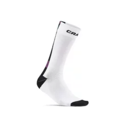 Chaussettes VTT Eté Hautes Craft Adv Bike Offroad Blanc/Noir