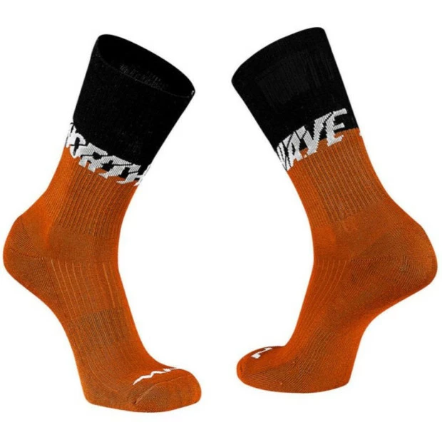 Chaussettes VTT Northwave Edge Noir/Orange 3 Chaussettes VTT Northwave Edge Noir/Orange