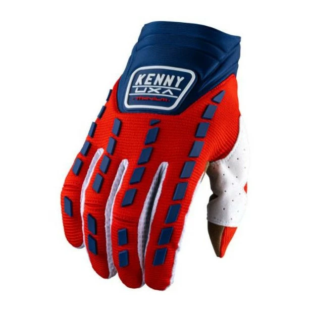 Gants VTT Kenny Tinanium Bleu Marine/Rouge 3 Gants VTT Kenny Tinanium Bleu Marine/Rouge