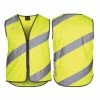 Gilet De Sécurité Wowow Roadie Jaune à Zip -VTT Petitprix gilet de securite wowow roadie jaune a zip