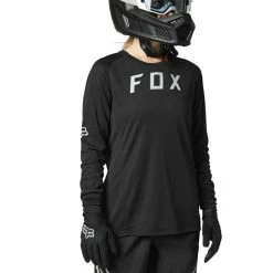 Maillot VTT Femme Manches Longues Fox Defend 2021 Noir S Noir S