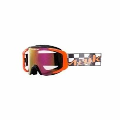 Masque Vélo Maikun Arrow Noir-Orange à Verre Iridium