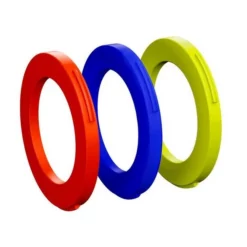 Kit D'Anneaux D'Etrier De Frein 4 Pistons Magura - Rouge/Bleu/Jaune Fluo - X12