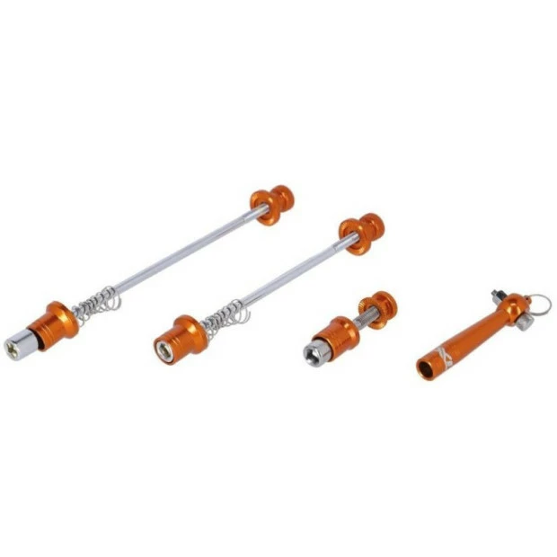 Kit De Blocages Rapides Antivol XLC QR-L08 Orange 3 Kit De Blocages Rapides Antivol XLC QR-L08 Orange