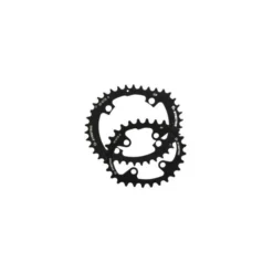 O-Symetric Kit Plateaux VTT OSymetric Shimano XTR FC-M980 104/64mm 38/28 Dents Noir