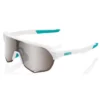 Lunettes 100% S2 Blanc Bora Hansgrohe Team / Verre Argent