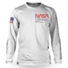 Maillot Manches Longues Loose Riders Nasa Flight Crew Blanc -VTT Petitprix maillot manches longues loose riders nasa flight crew blanc