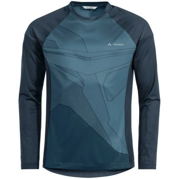 Maillot VTT Manches Longues Vaude Moab LS VI Bleu Gris 3 Maillot VTT Manches Longues Vaude Moab LS VI Bleu Gris