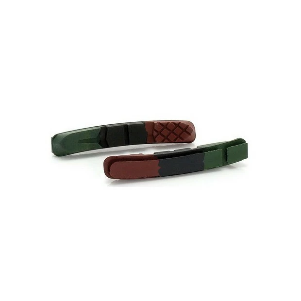 Patins De Freins V-Brake XLC BS-X09 72mm X4 - Tricolore 3 Patins De Freins V-Brake XLC BS-X09 72mm X4 - Tricolore