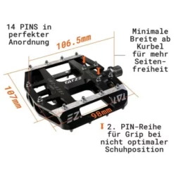 Pédales Plates Tatze MC-Air Axe Cr-Mo 7 Pédales Plates Tatze MC-Air Axe Cr-Mo -VTT Petitprix pedales plates tatze mc air axe cr mo 1