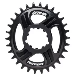 Plateau VTT Ovale Rotor Q-Rings - Direct Mount - SRAM GXP Boost - Offset: 3 Mm