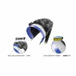 Pneu VTT Michelin Wild AM² Competition Line Tubeless Ready 27,5x2,40" (61-584) Noir -VTT Petitprix pneu vtt michelin wild am competition line tubeless ready 275x240 61 584 noir 1