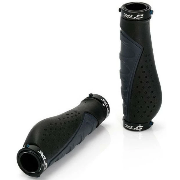 Poignées Ergonomiques XLC GR-S07 140mm Noir/Gris 3 Poignées Ergonomiques XLC GR-S07 140mm Noir/Gris