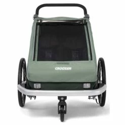 Remorque Enfant Biplace Croozer Vaaya 2 Vert Kaki -VTT Petitprix remorque enfant biplace croozer vaaya 2 vert kaki 3