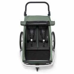 Remorque Enfant Biplace Croozer Vaaya 2 Vert Kaki -VTT Petitprix remorque enfant biplace croozer vaaya 2 vert kaki 6