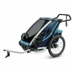 Thule Remorque Enfant Chariot Cross 1 - 1 Place - Bleu
