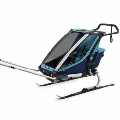 Thule Remorque Enfant Chariot Cross 1 - 1 Place - Bleu -VTT Petitprix remorque enfant chariot cross 1 1 place bleu 3