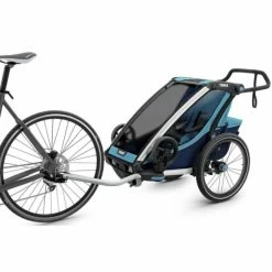 Thule Remorque Enfant Chariot Cross 1 - 1 Place - Bleu -VTT Petitprix remorque enfant chariot cross 1 1 place bleu 4
