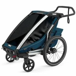 Remorque Enfant Thule Chariot Cross 1 Bleu Majolica 9 Remorque Enfant Thule Chariot Cross 1 Bleu Majolica -VTT Petitprix remorque enfant thule chariot cross 1 bleu majolica 2