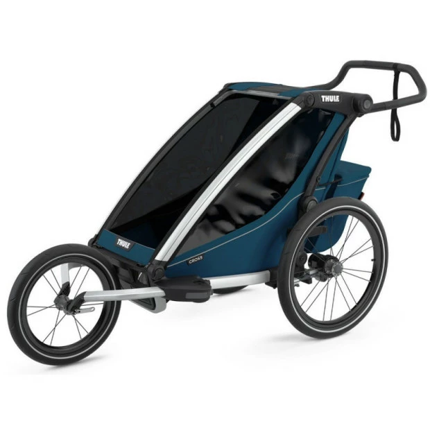 Remorque Enfant Thule Chariot Cross 1 Bleu Majolica 6 Remorque Enfant Thule Chariot Cross 1 Bleu Majolica – Image 4