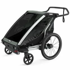 Remorque Enfant Thule Chariot Lite 2 Agave/Noir 9 Remorque Enfant Thule Chariot Lite 2 Agave/Noir -VTT Petitprix remorque enfant thule chariot lite 2 agave noir 2