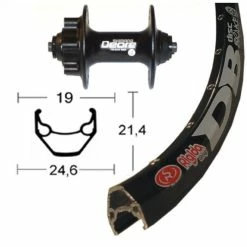 Shimano / Ryde Roue Avant Shimano Deore / Ryde 28' - 622/19 Disque