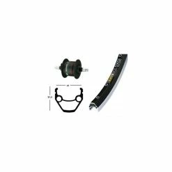 Xxcycle Roue Dynamo 28' Shimano DH3N30 Exal ZX 19 (622-19)