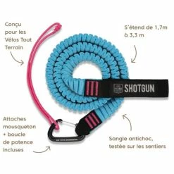 Sangle De Remorquage VTT Shotgun Tow Rope + Sac Banane De Transport -VTT Petitprix sangle de remorquage vtt shotgun tow rope sac banane de transport 2