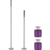 Set De 2 Axes De Blocage De Roues Abus Nutfix M5 Violet - 100/135 Mm