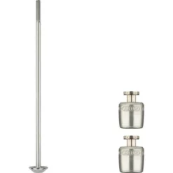 Set De Blocage De Roues Abus Nutfix M5 Argent - 135 Mm