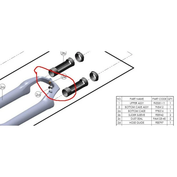 Support De Cable SR-Suntour Pour Fourches VTT Avec 1 Vis De Fixation FEE797+FSB153 4 Support De Cable SR-Suntour Pour Fourches VTT Avec 1 Vis De Fixation FEE797+FSB153 – Image 2